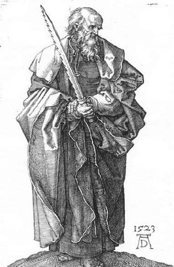 Albrecht Durer St Simon oil painting image